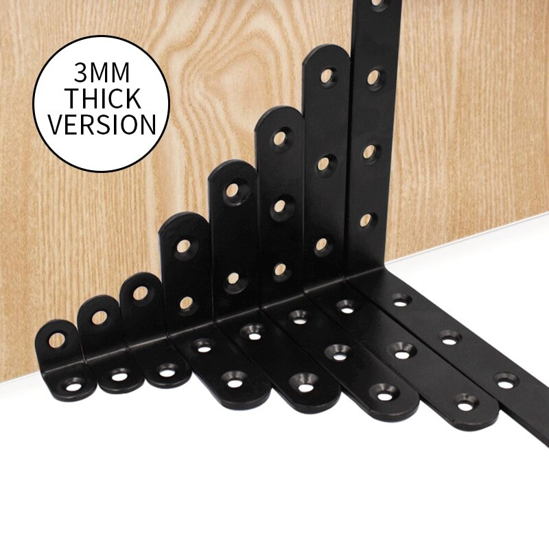 90 Angle L Shaped Shelf Bracket L Bracket Corner Code Wall Mount