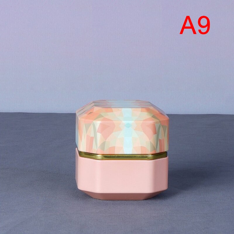 Diamond Shape Mini Tin Tea Coffee Candy Storage Box Tea Caddy Metal Case Wedding Party Box: Green