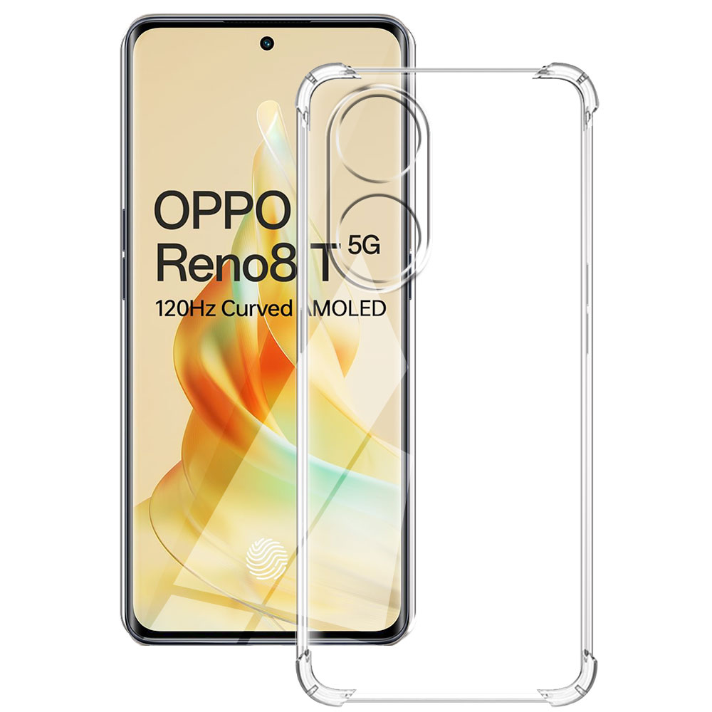 etui OPPO Reno 8T Przezroczyste, odporne na wstrząsy silikonowe etui na telefon robić Oppo Reno8T Coque robić OPPO Reno8 T 4G 5G Fundas