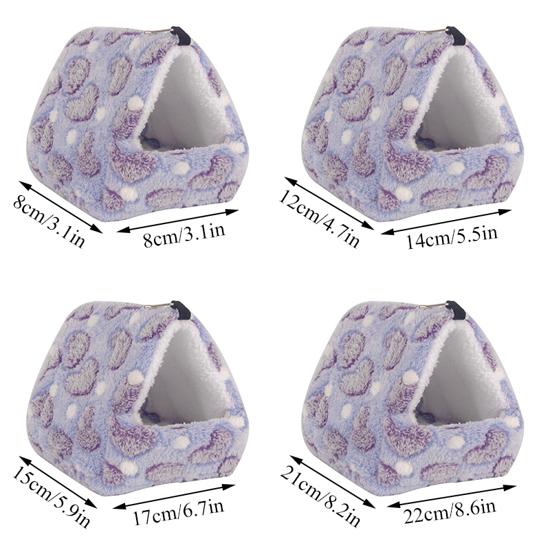 Huisdier Bed Zacht Flanel Cavia Bed Hamsters Slaapzak Voor Konijn Accessoires Jaula Conejo Kleine Huisdier Kooi Nest Bed kussen