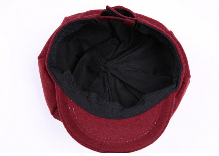 Enfant bébé béret chapeau pour garçons filles enfants gavroche Casquette plate Casquette printemps automne solide rouge noir gris 2-6Y