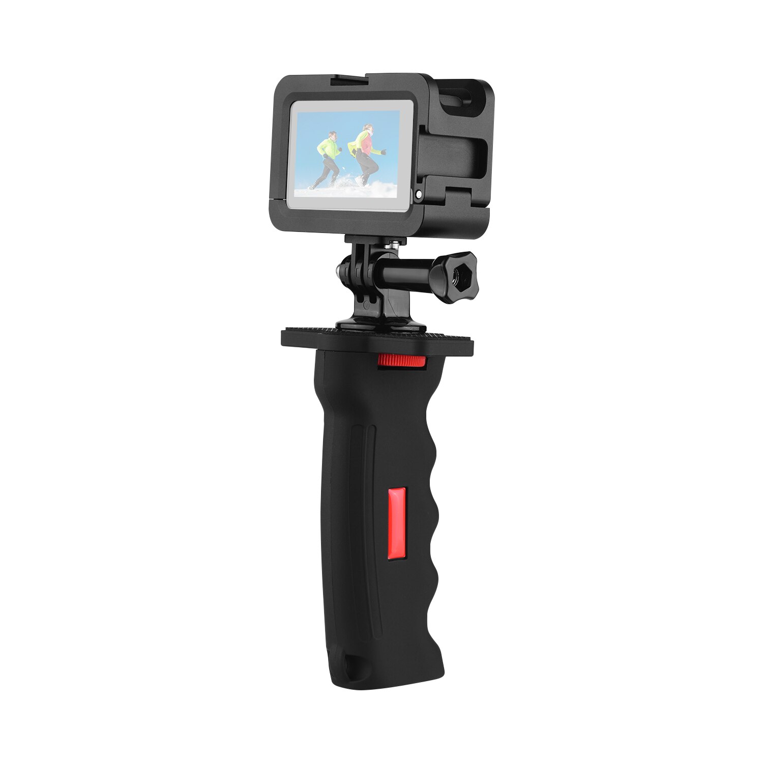 Andoer Metalen Camera Kooi Handvat Voor OSMO ACTION Vlogging Schieten Case met Koud Shoe Mount 1/4 Schroef Camera &#39;S Accessoires