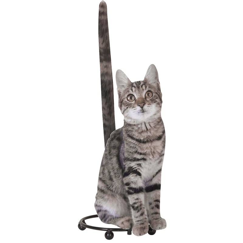 Animal Themed Decorative Toilet Roll Holders Metal Cat Free Standing Bathroom Accessory Paper Towel Paper Dispenser: Default Title