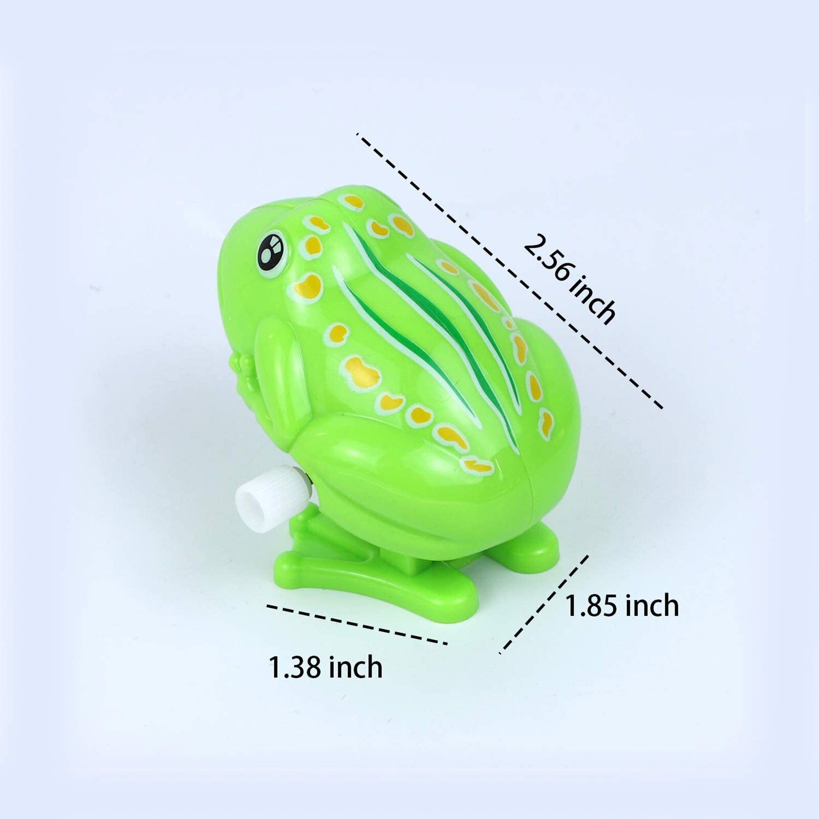 Green Frogs Jumping Wind up Toy Spring Cute Jumping Classic Spring Educational Toys Birthday Boys Girls juguetes