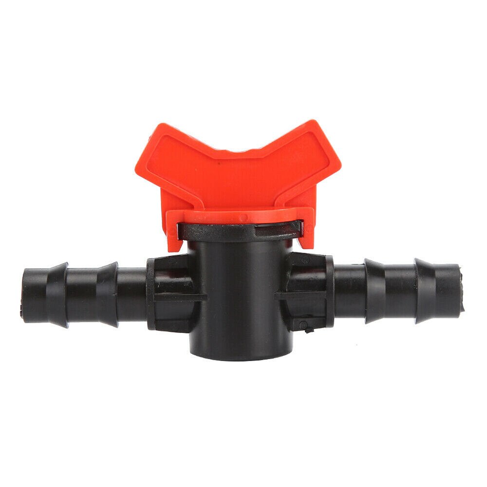 10PCS 16mm Hose Garden Irrigation Water Valve Plastic Barbed Waterstop Connector Plastic Barbed Water Stop Connector For Hose