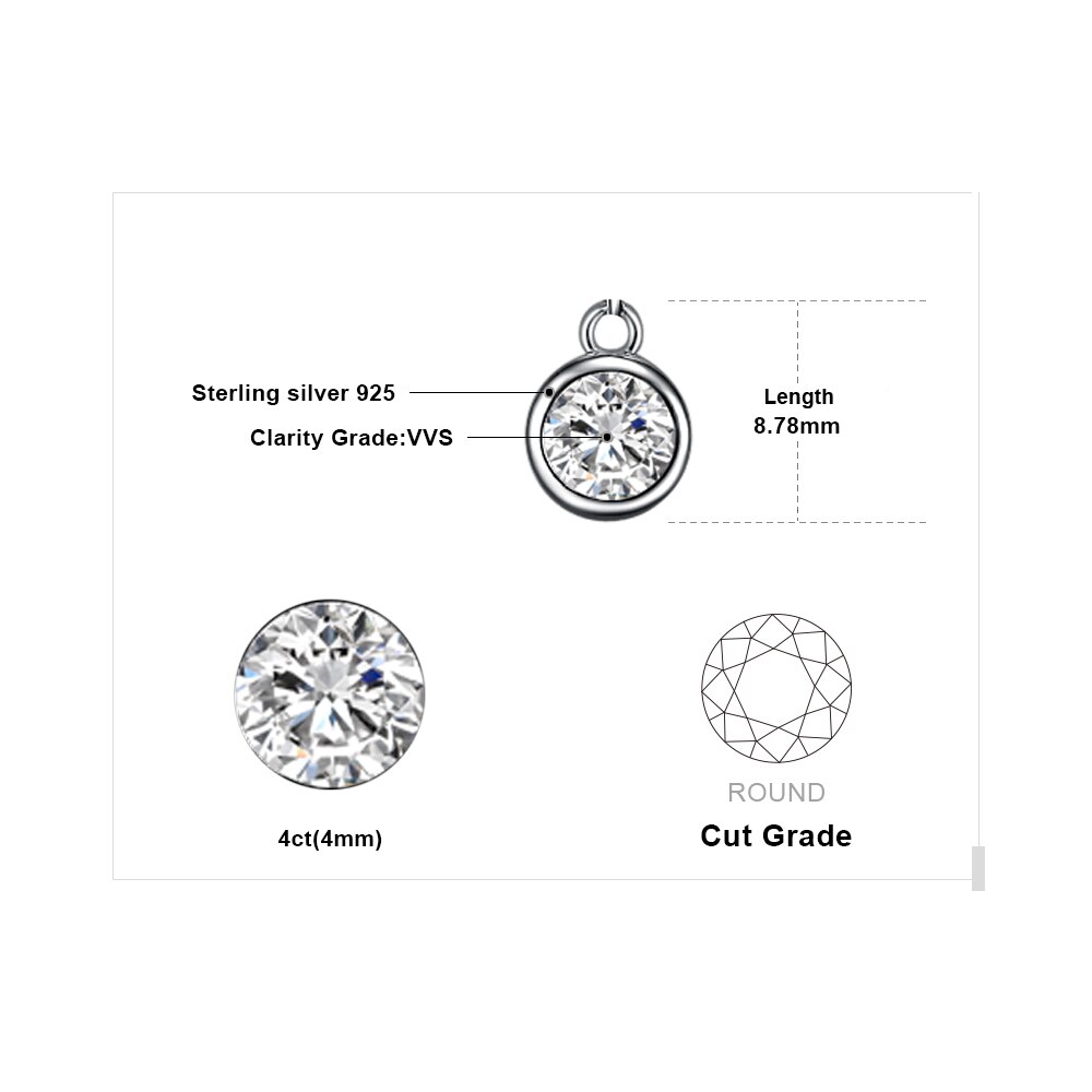 JewelryPalace Star CZ Sterling Zilveren Hanger Ketting 925 Sterling Zilveren Ketting Choker Verklaring Kraag Ketting Vrouwen 45c