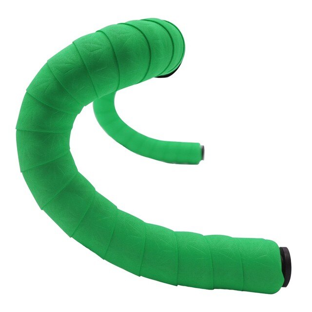 Fietsstuur Tape Pu Racefiets Stuur Bandjes Strap Antislip Grip Professionele Fietsen Demping Anti-Vibratie Wrap: green