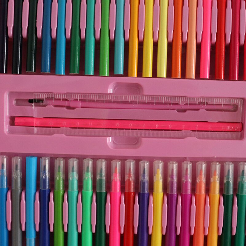 150 Pcs matita colorata pastello acquerelli Set da disegno Ncils colorati disegno pittura pennarelli d'arte materiale scolastico regali per bambini