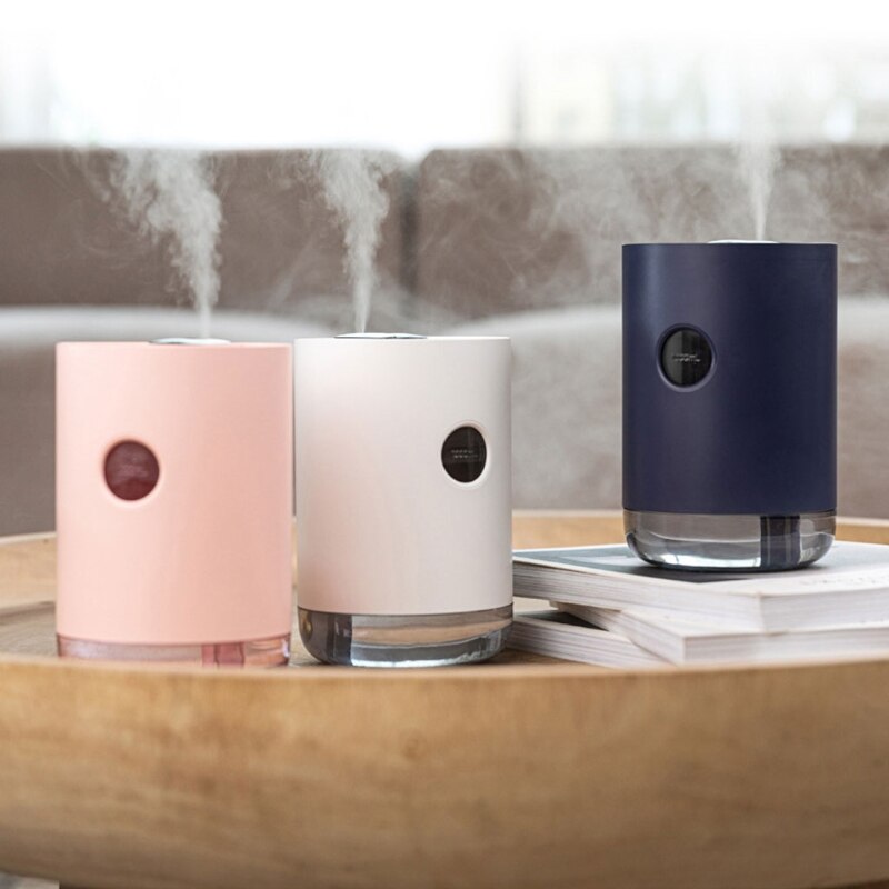 USB Portable Air Humidifier Rechargeable Mist Maker Large Capacity Aroma Diffuser Ultra-quiet Operation Fogger Appliance