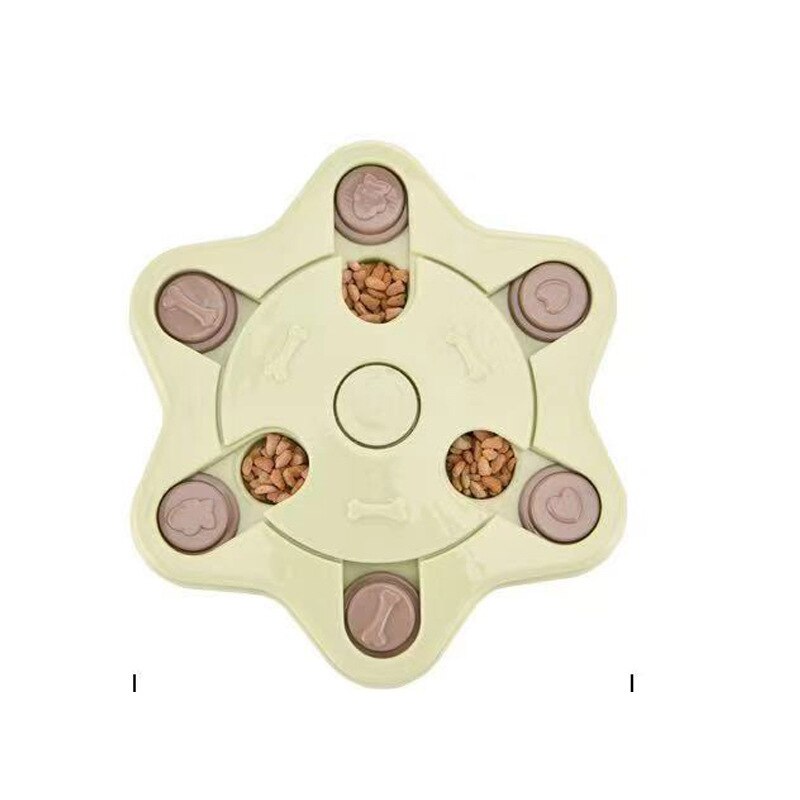Interactive Dog Toys for Large Small Dogs Education Toy Durable Educational Smart Toys for Dog Training Feeding Turntable Toy
