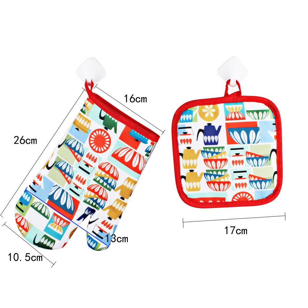 Ovenhandschoen Neopreen met vingers Ovenhandschoen Neopreen met vingers