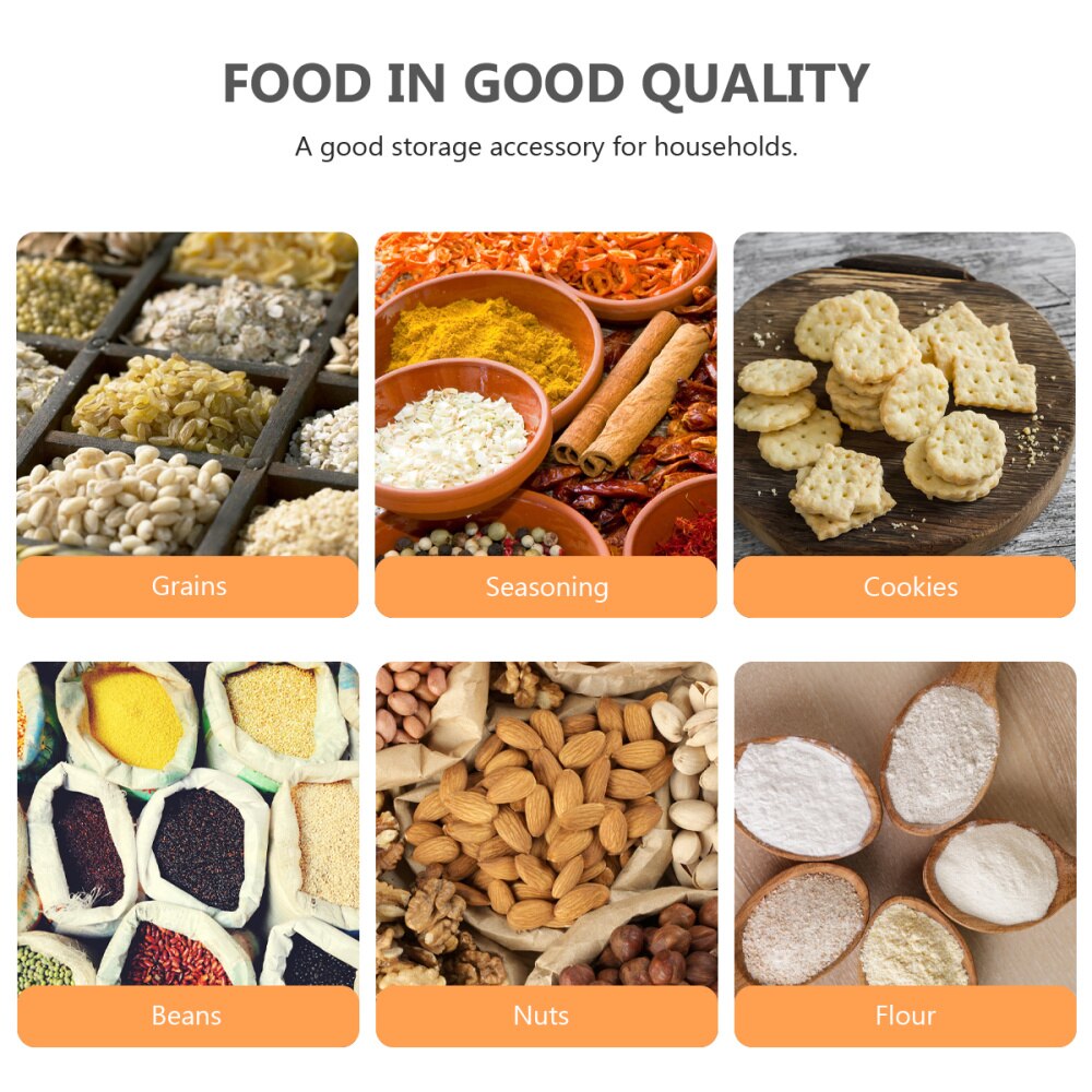 Ceramic Grain Canister Food Kitchen Sealed Storage Container Empty Storage Jar Dried Fruit Jar with Wooden Lid (Red)