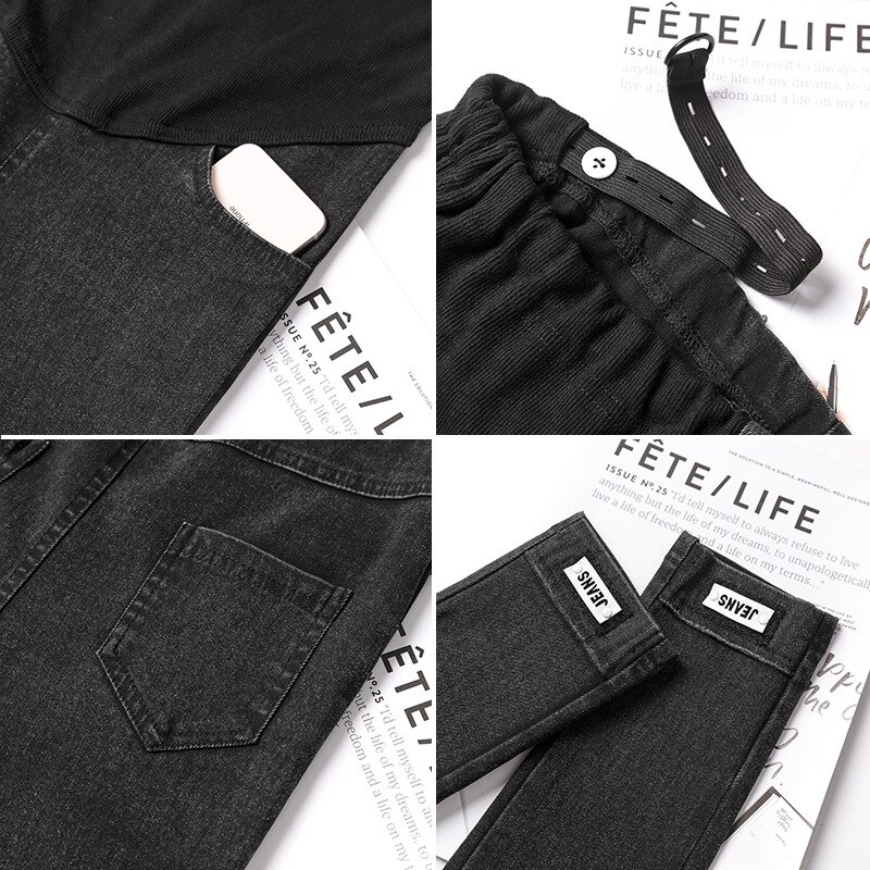 Skinny Jeans Maternity Pants Trousers For Pregnant Women Leggings Stretch Denim Pencil Pants Pregnancy Jeans Maternity Leggings