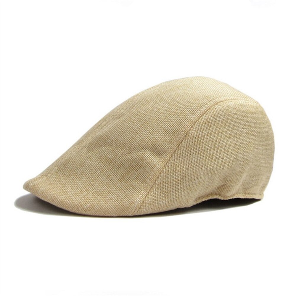 Bomull herr basker höst hatt herr murgröna hatt golfkörning sommar platt hatt löjlig keps