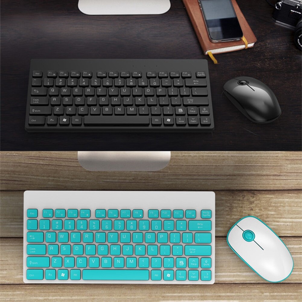 2.4G Wireless Silent Gaming Keyboard And Mouse Round keycap Keyboard Gaming Mouse For PC Gamer Computer Laptop Keyboard
