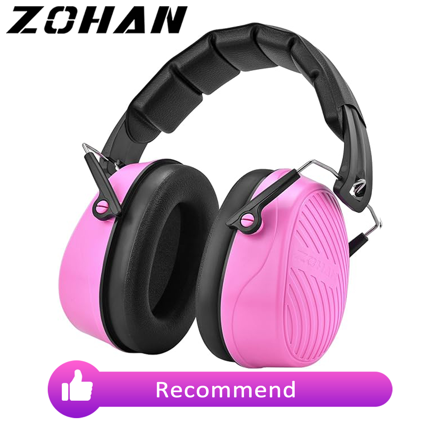 ZOHAN Ohrenschützer Schießen Gehörschutz Gehörschutz Passive Muffs Sicherheit Lärmreduzierung Cancelling Kopfhörer NRR28db