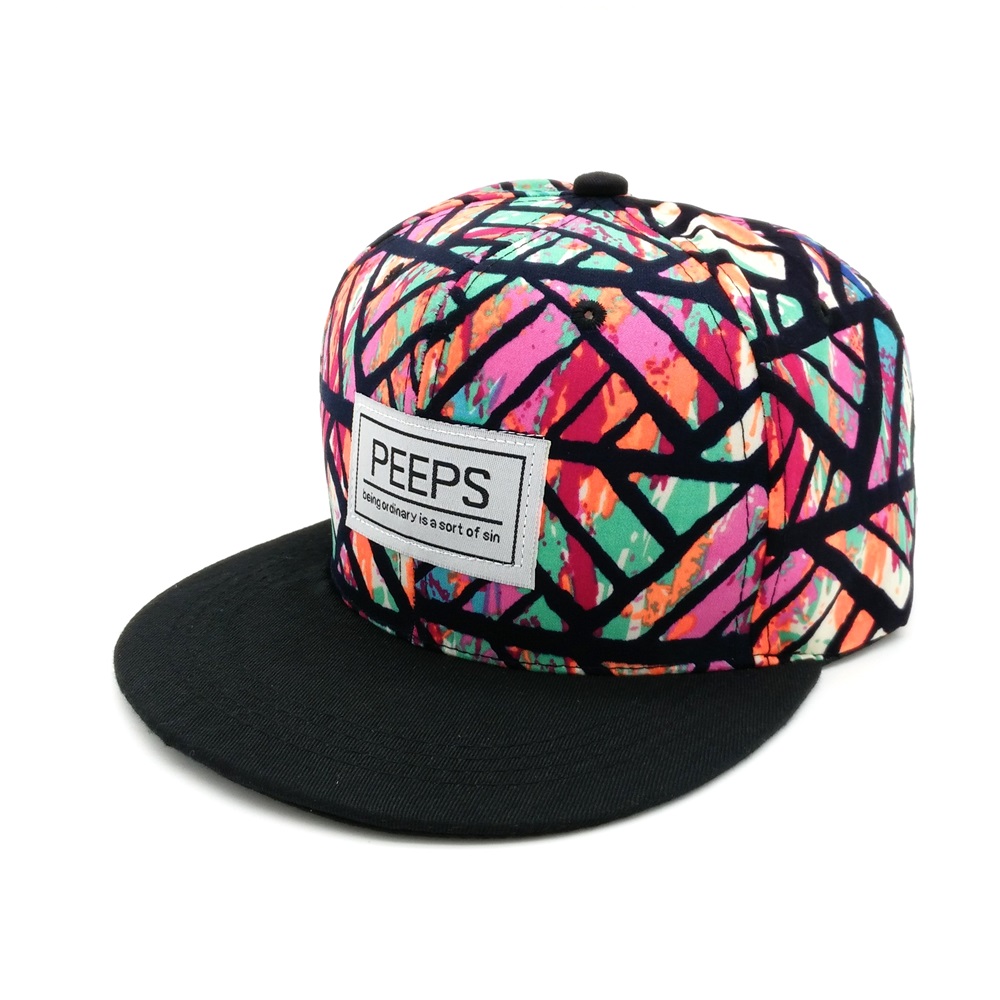 Minhui nueva PEEPS gorras de béisbol Snapback sombrero plano baile callejero gorros de hip hop para hombres y mujeres: Black 1