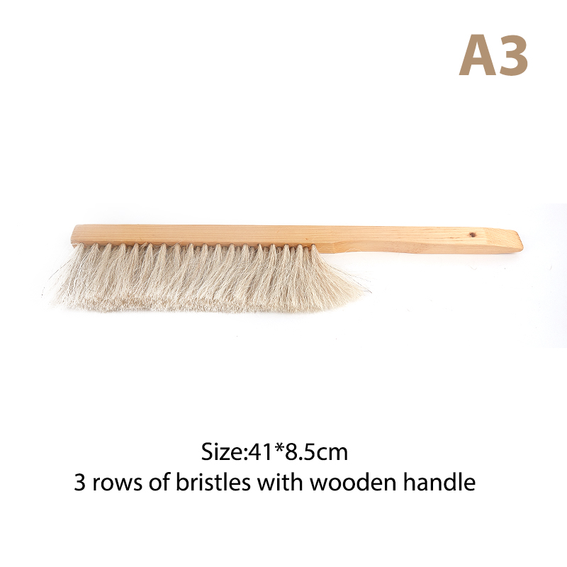 Bijenteelt Gereedschap Hout Honing Borstel Wesp Bee Sweep Paard Staart Haar Bee Borstel: A3