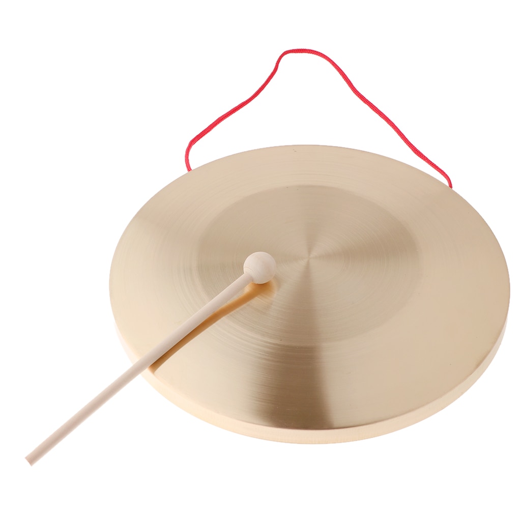 Metal Gong chino tradicional instrumento Musical de juguete platillo ritmo percusión juguetes educativos para niños (30cm)