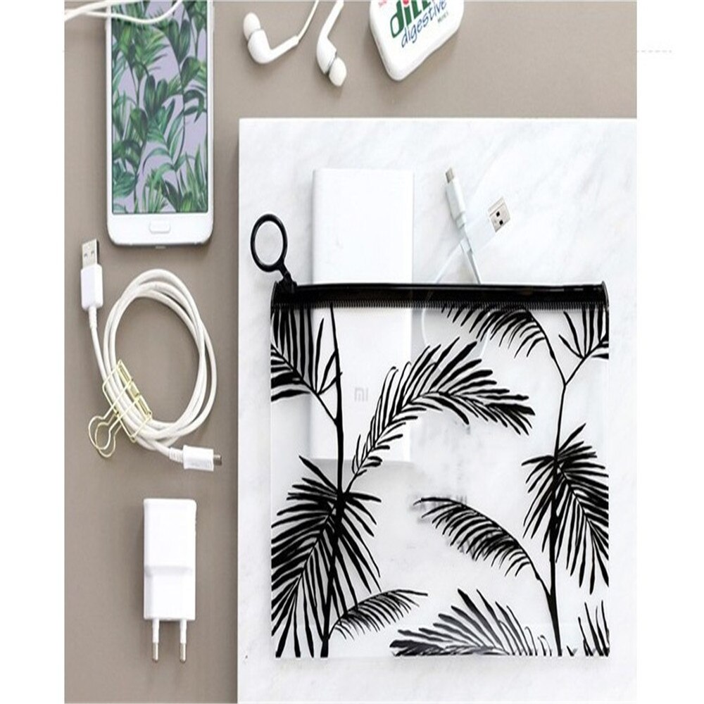 Travel wash bag with transparent waterproof toilet shower bag