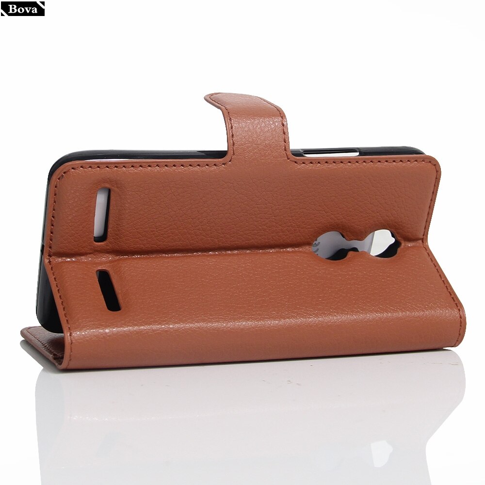 Voor fundas lenovo  k6 vibe  k6 hoesje pu leren portemonnee hoesje kaarthouder telefoonhoesje voor lenovo vibe  k6 beschermhoes holster