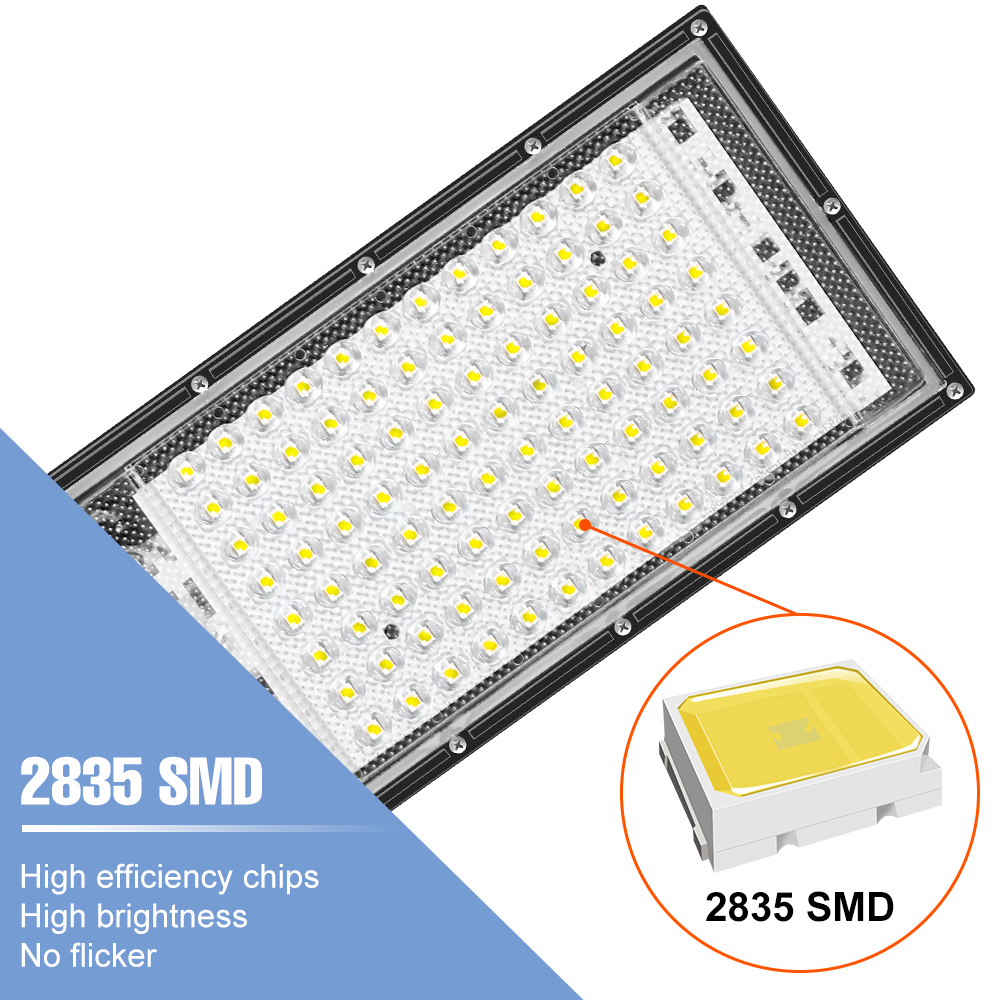 LED Waterproof Street Lamp 100W 50W Flood Light Outdoor Street Lamp AC 220V Garden Spotlights Country House Landscape Wall Lamp