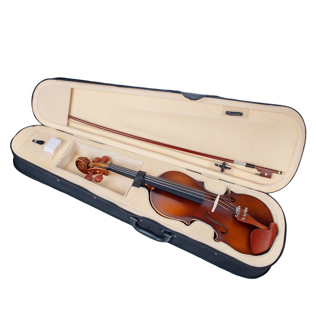 1 Set Jujube Hout 4/4 Size Akoestische Viool Voor Violist Beginners Stage Performance Accessoire, Bruin