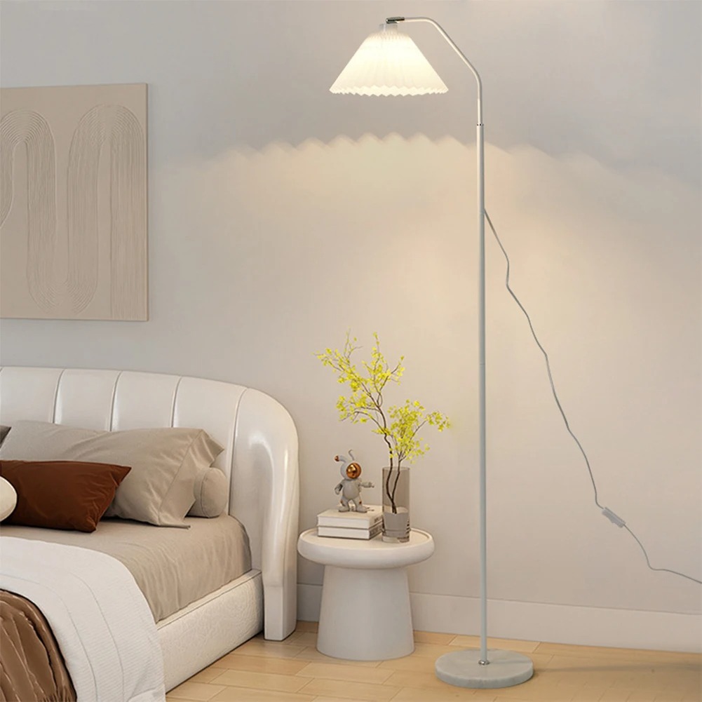 Moderne led-gulvlampe med 3 farvetemperaturer, enkel stående lampe, høj til stue, soveværelse, kontor, sofa, kollegieværelse, spisestue