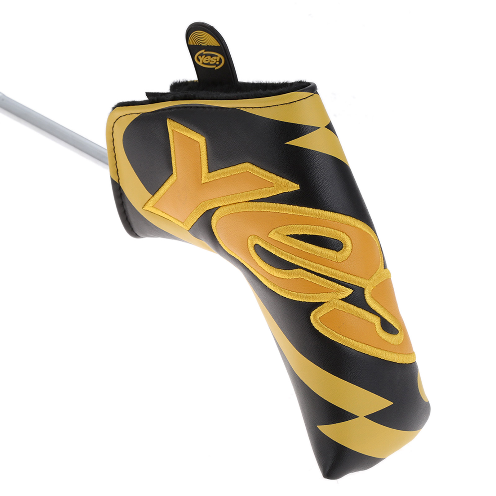 PU Golf Verein Köpfe Headcover Schutz Deckt Ja-Gedruckt Stickerei Golf Putter Kopf Abdeckung passen Alle Klinge/Anser stil Putter