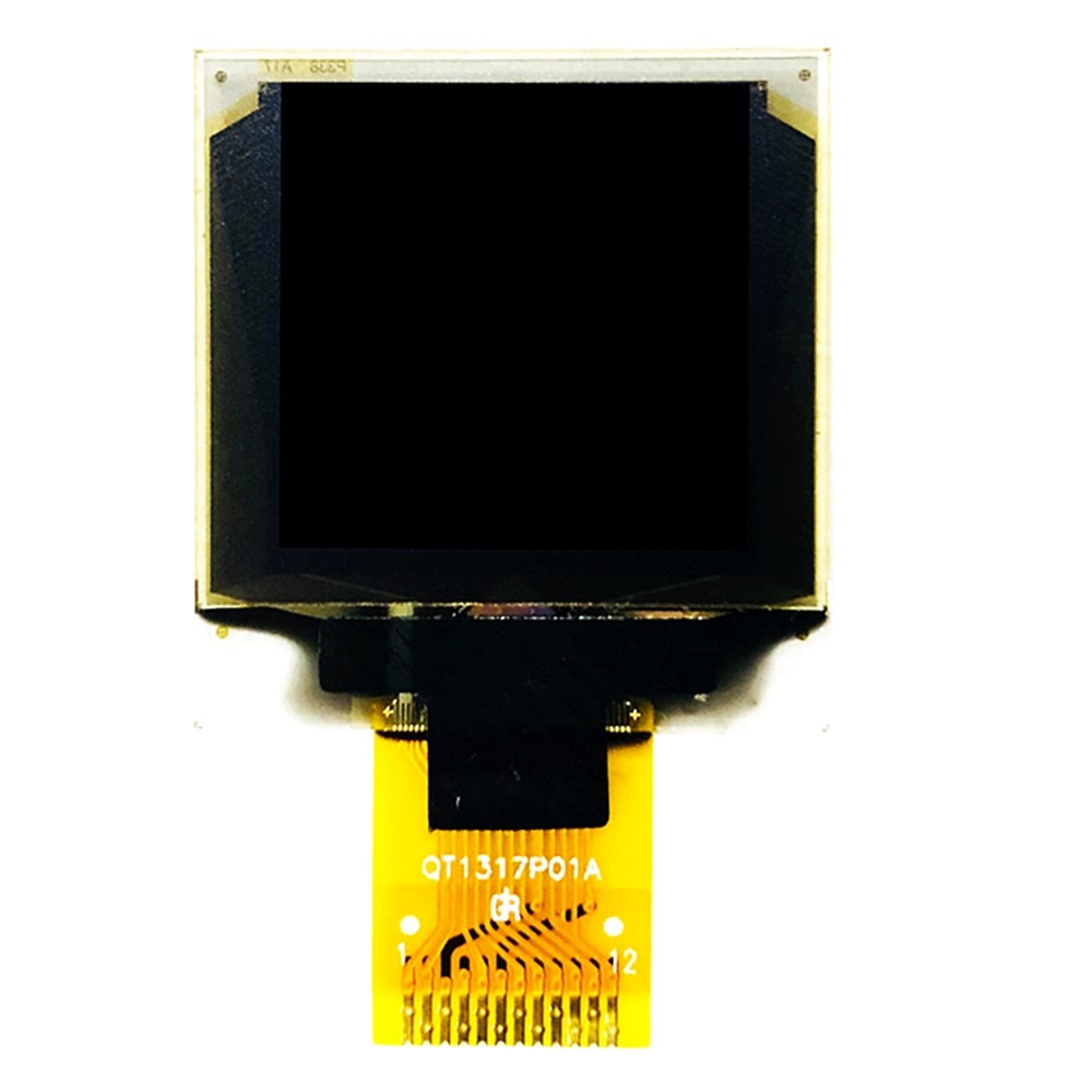0.96 inch oled vierkant scherm 96*96 resolutie ssd 1317 driver lassen 12 pin wit 3.3v voltage