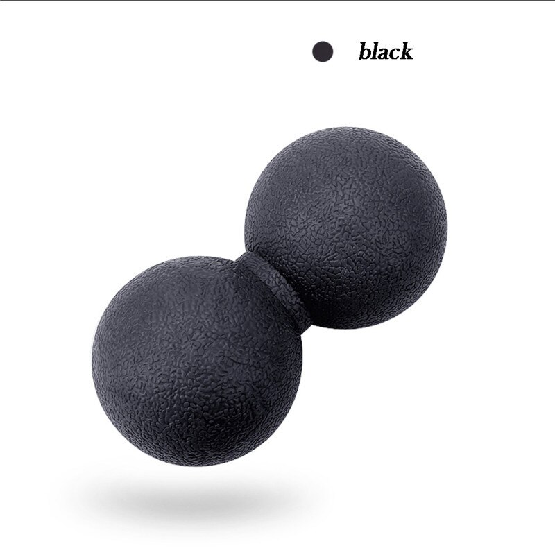 Peanut Balls Deep Muscle Relaxation Massage Ball Plantar Cervical Spine Fascia Ball Whole Body Massage Meridians Balls Unisex: black