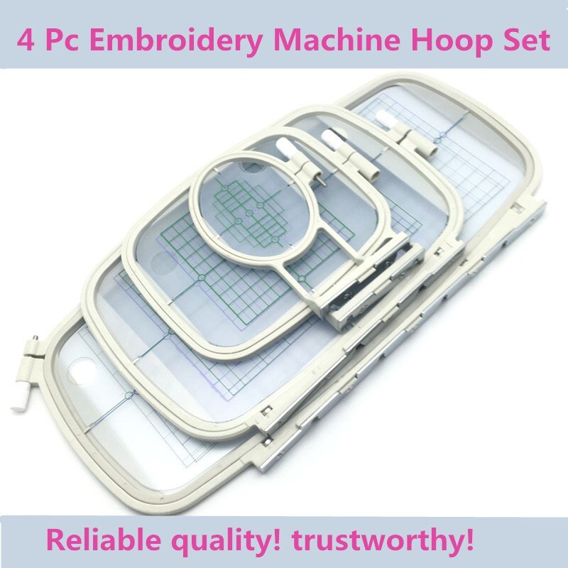 Sewing Embroidery Hoops Embroidery Machine Accessories Frames Set for Brother PE-700, PE-700II, PE-750D, PC-6500,