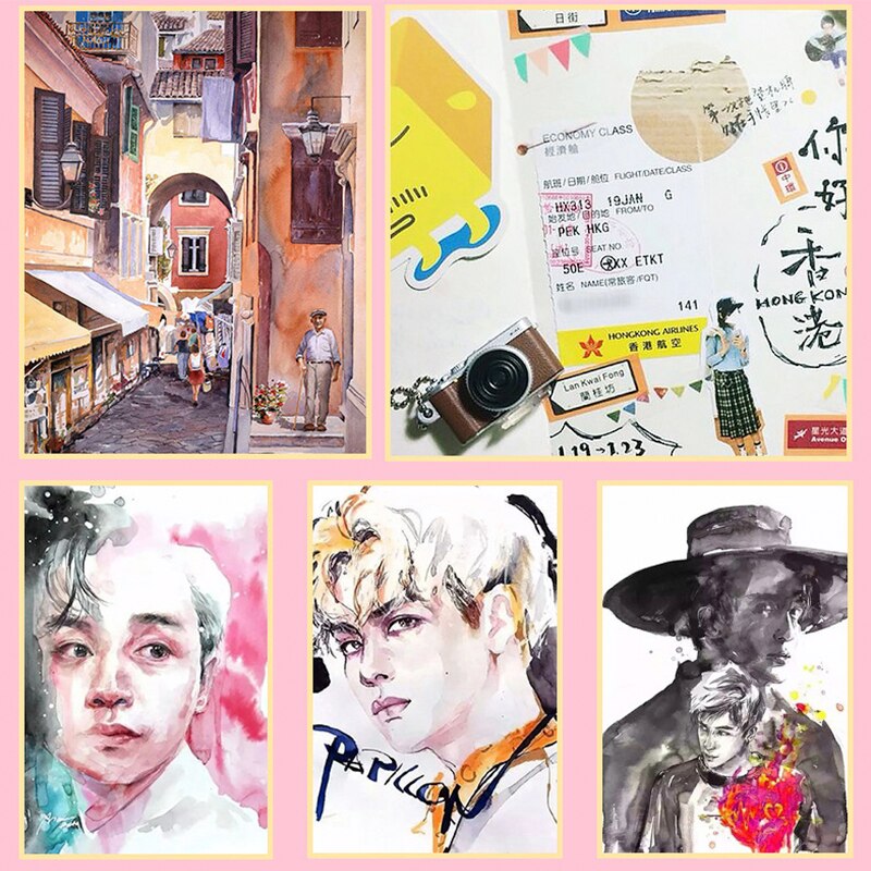 36-Kleuren Glitter Aquarel Verf Set Aquarel Pigment Schilderen Leveringen Metallic Effen Water Kleuren Palet