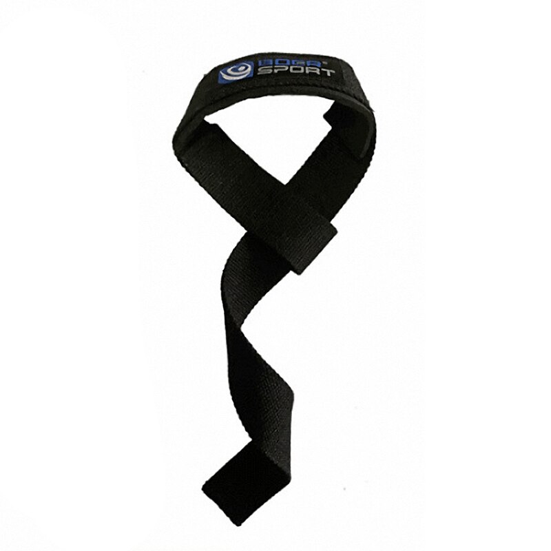 BOER Sport 1 Pair Padded Weight Lifting Training Wrap Gym Straps Hand Bar Wrist Support Gloves Sweat Resistant Woven Polyester: Black