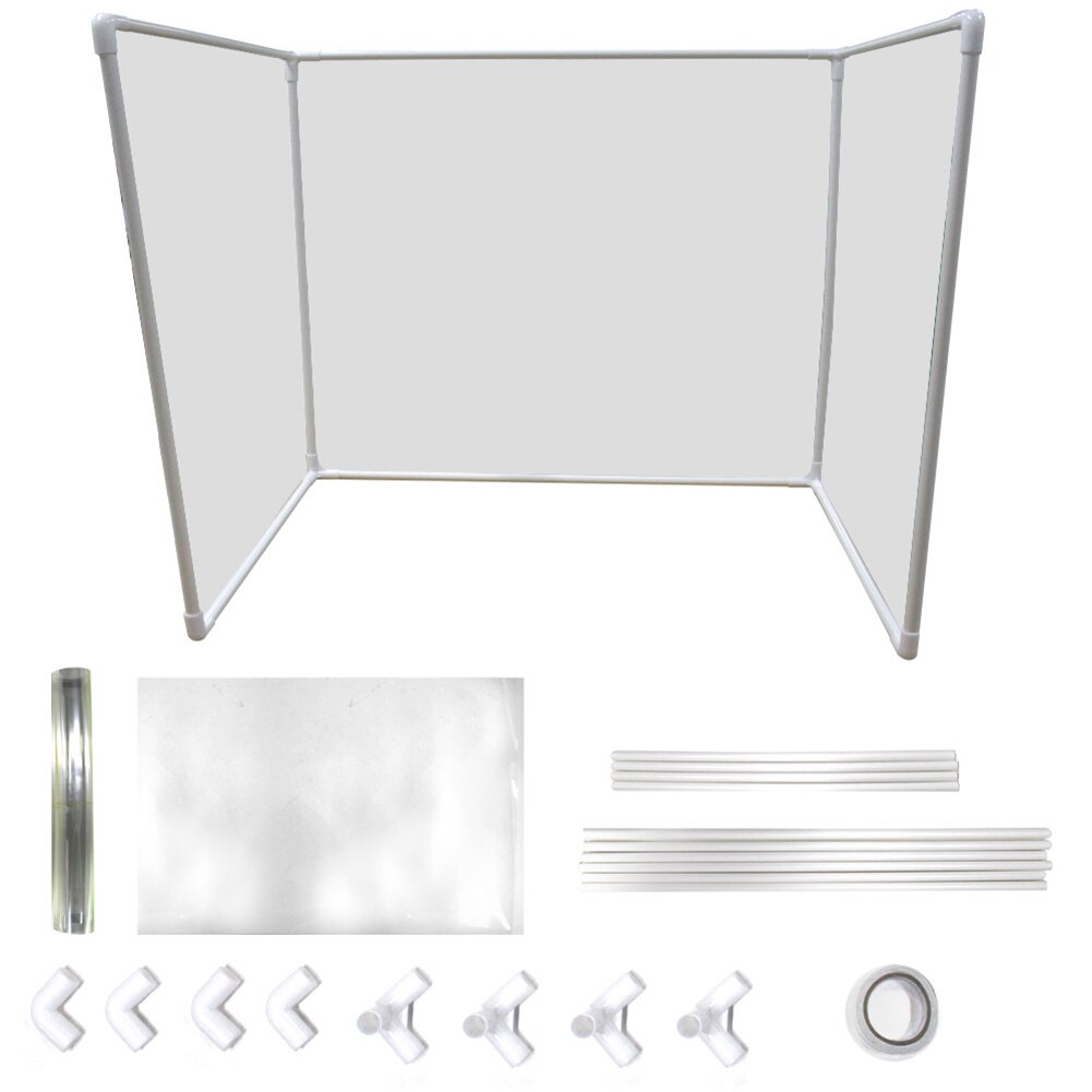 Transparent Diy Reception Counter Office Desk Isolation Screen Baffle Anti Sneeze Shield For Restaurant Grocery Stores Salons: Default Title