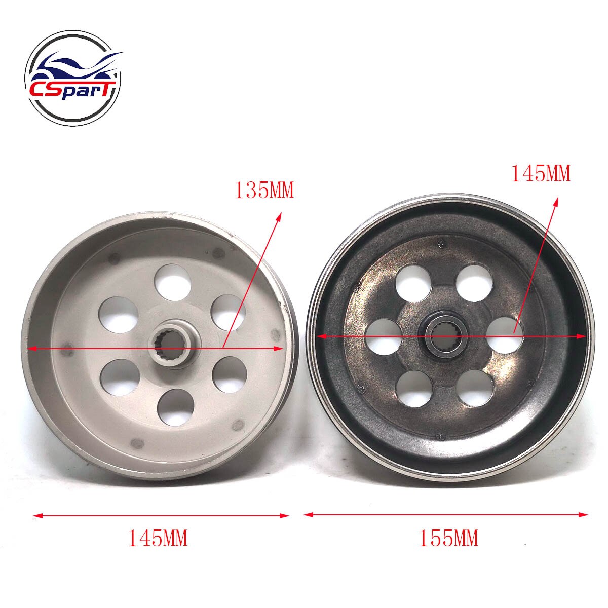 144mm 16t cvt koblingsklokke 250 257 260 169mm 170mm linhai buyang xinyue  yp250 vog 250 jonway sunl dune atv buggy scooter dele