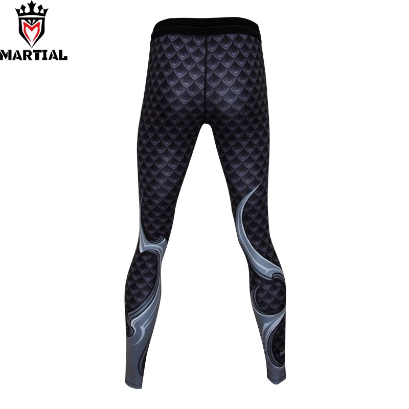 Martial: De Voogd van Dargon fitness running sport legging voor mannen compressie broek crossfit atletische leggings