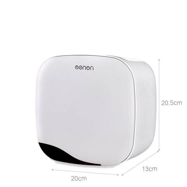 Punch-Free Roll Paper Holder Plastic Storage Box Bathroom Toilet Waterproof Tissue Box Toilet Paper Holder Home Wipes Container: 3