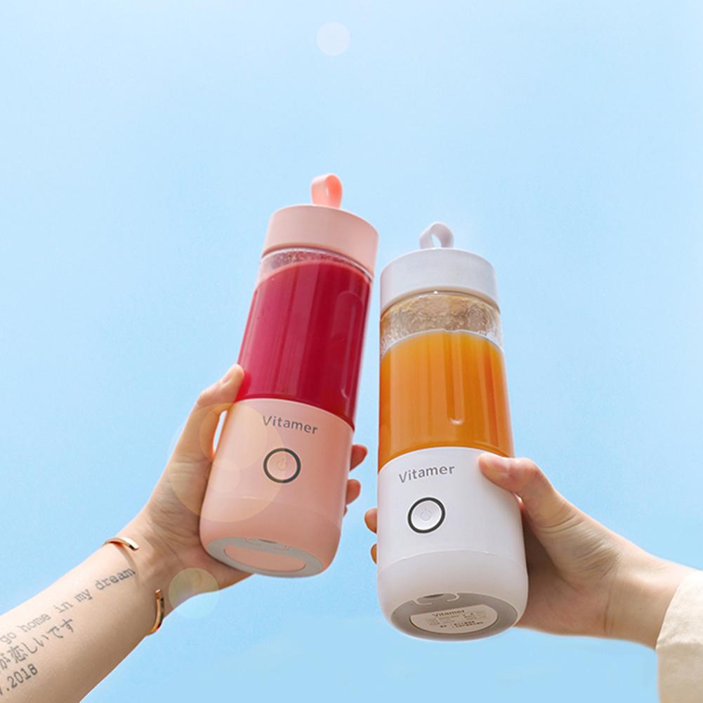 350ml bärbara elektriska fruktjuicer usb uppladdningsbara mini smoothie maker mixer mixer kopp snabb mixer köksmaterial