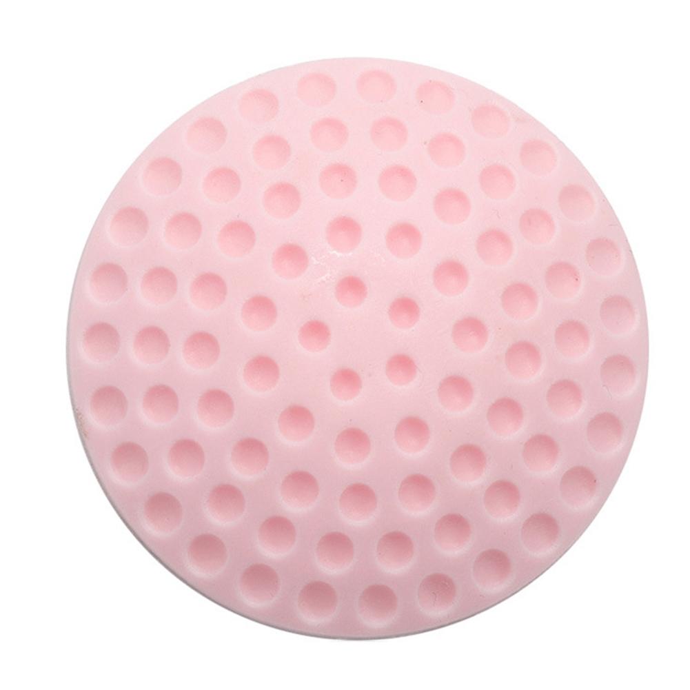 Self Adhesive Rubber Door Stoppers Soft Rubber Pad Buffer Guard To Protect Wall Protection Protectors Bumpers Damper Doorstop: Pink