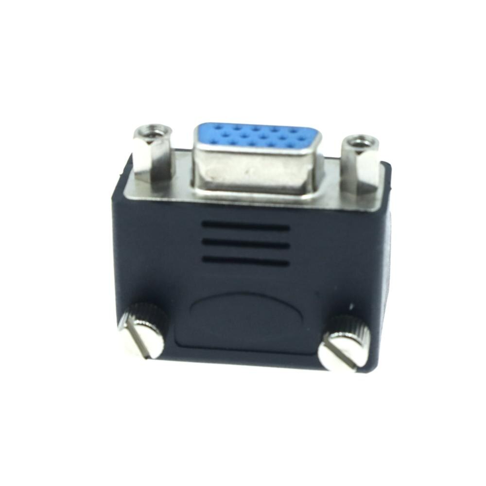 VGA SVGA male, 90 Degrees UP and Down, Left and Right, Female Expansion Adapter for Monitor and Projector Computer Host