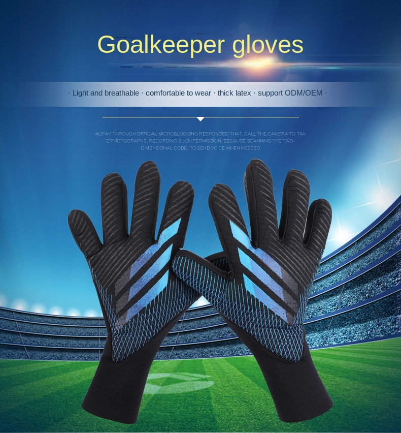 Neue Fußball-Torwarthandschuhe Falcon Fußballhandschuhe Training verschleißfeste rutschfeste Torwarthandschuhe für Erwachsene