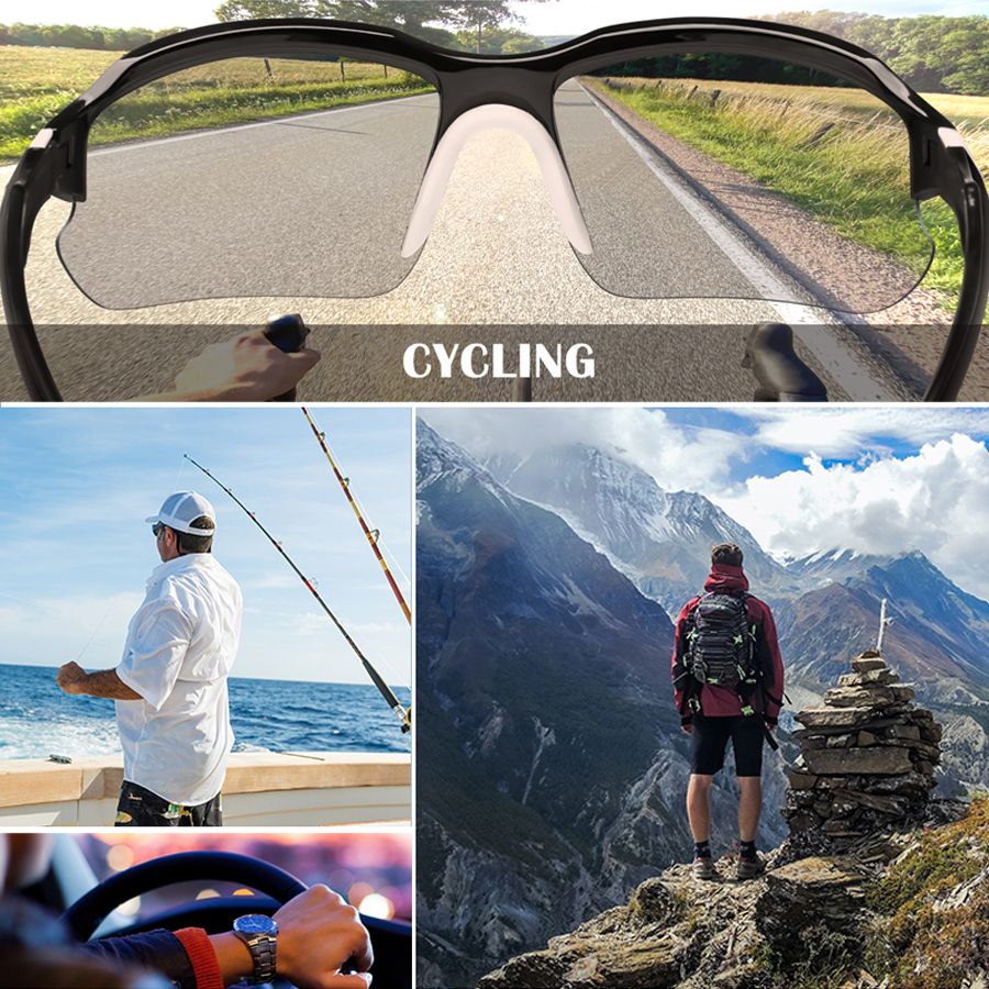 Newest Sports Polarized Sunglasses for Men Women Cycling Running Fishing UV400 Sun Glasses Lightweight Outdoor Goggles