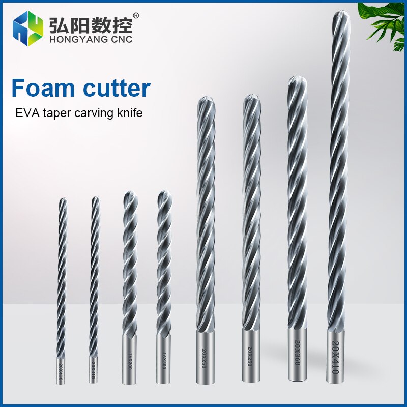 1 stuk kegelvormige kogelkop schuim graveerfrees eps piepschuim platte kop schroefboor hardmetalen frees cnc gereedschap