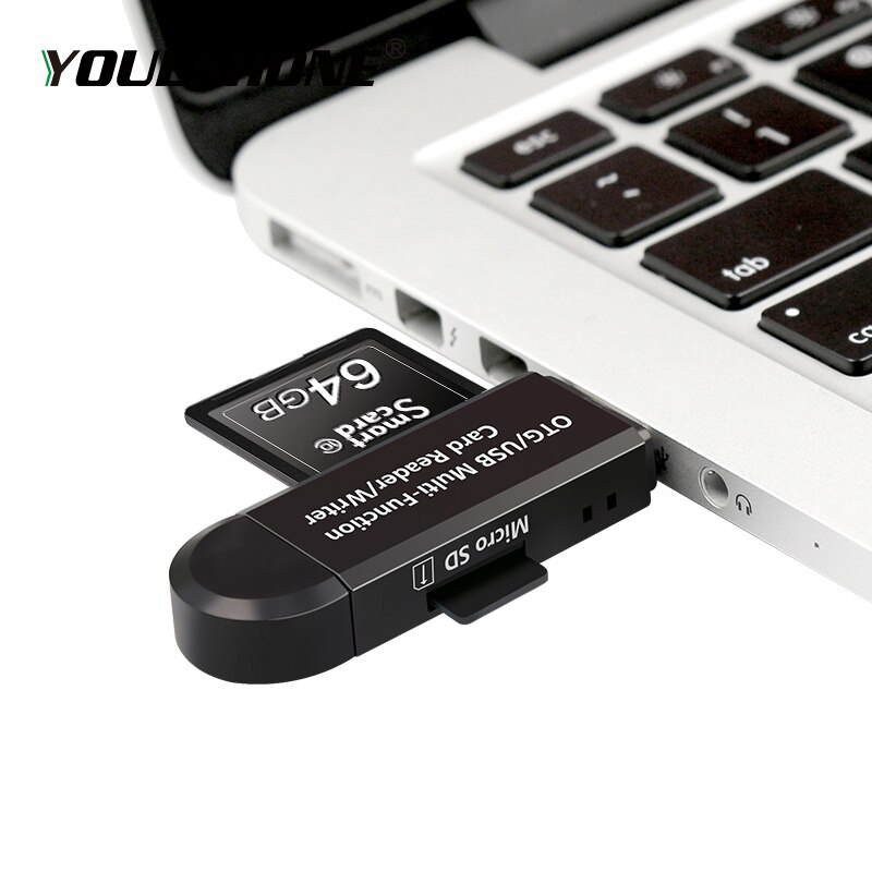 USB 2.0 OTG card reader micro sd adapter smart micro sd card reader card reader
