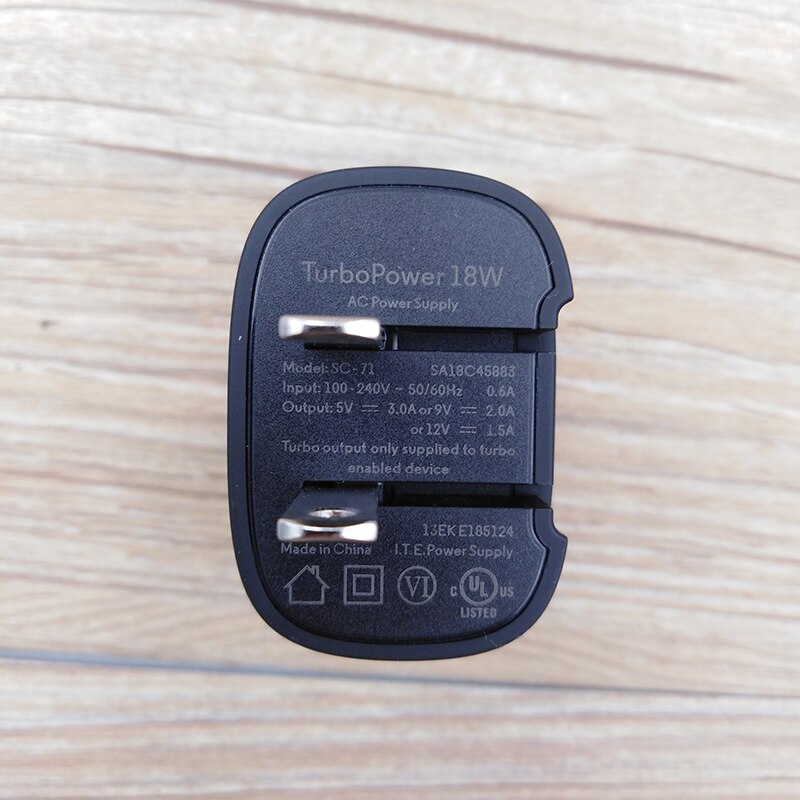 Motorola 18w turbopower ladegerät mit uns-stecker, schnellladeadapter, Mikro-usb-/typ-c-kabel für moto  g30 g4 g6 g8 Plus und  e5 abspielen