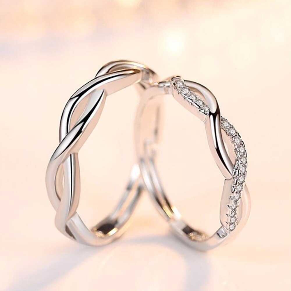 NEHZY-bague d'ouverture, en argent sterling 925, pour femmes, bague d'ouverture, anniversaire de mariage, fiançailles, à la ,
