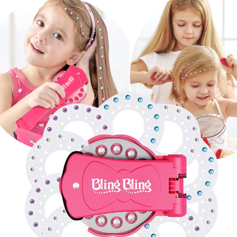180 edelstenen blingers deluxe set meisjes speelgoed fantasiespel juwelen navulling set diy meisjes haarstylingtool diamant sticker speelgoed