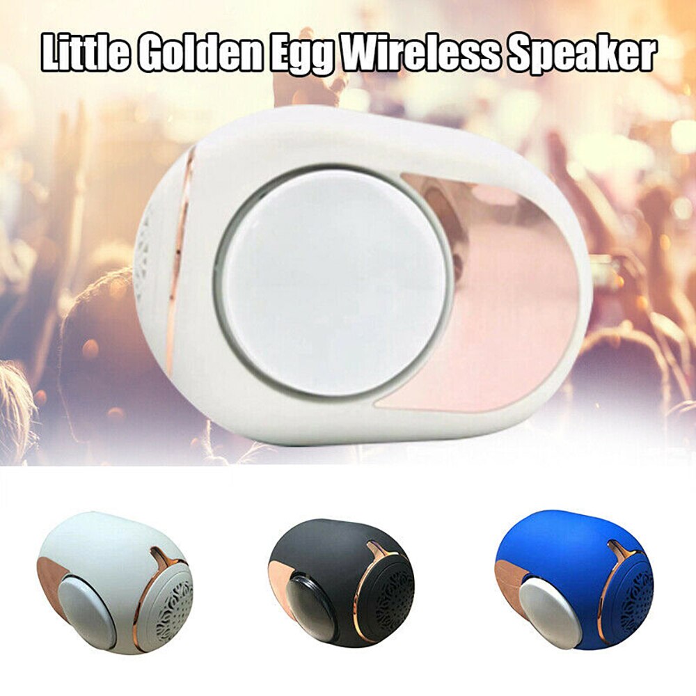 Bærbar trådløs bluetooth 4.2 højttaler bil genopladelige trådløse højttalere rund subwoofer højttaler tf  mp3 indbygget batteri