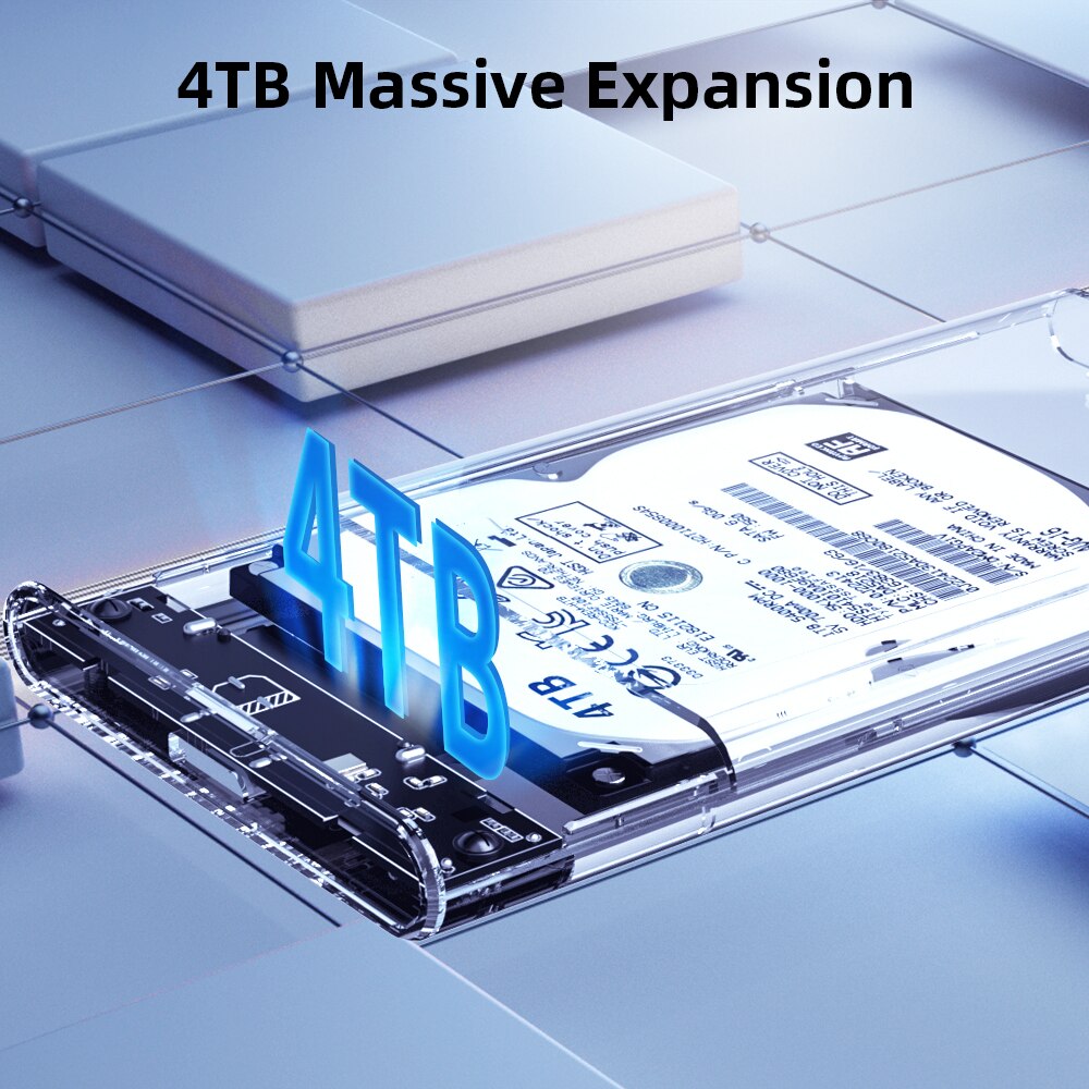 Netac – boîtier de disque dur SSD SATA vers USB 2.5, 3.0 pouces, 5Gbps, 2 to, Support UASP HD